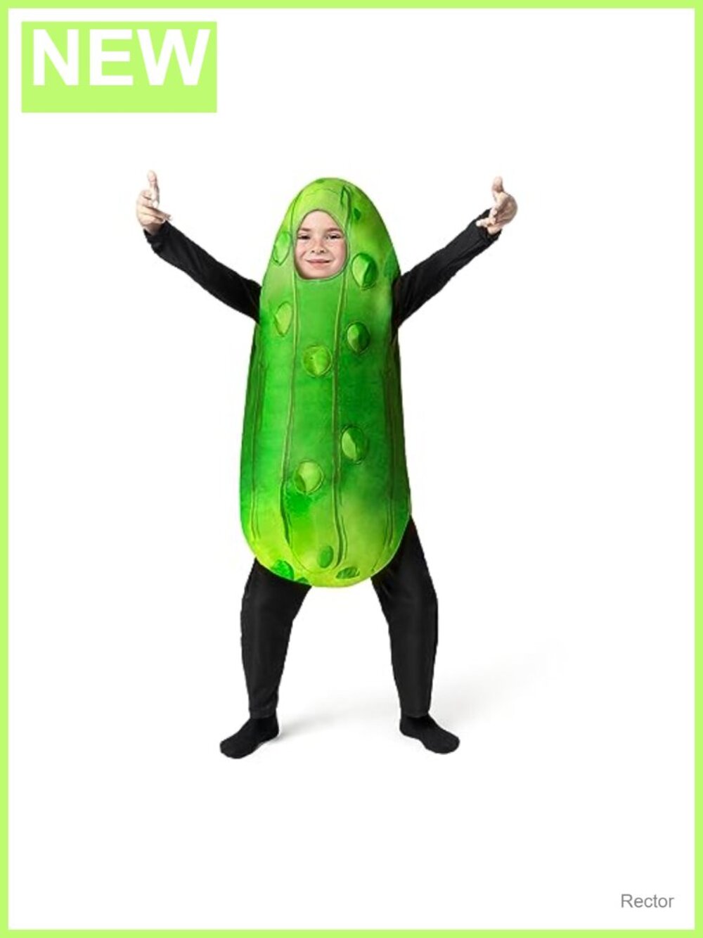 Kids Pickle Costume 3D Fruit Jumpsuit Halloween Cosplay Dress Up Party
